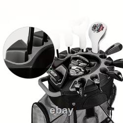 PGM Golf Bag Anti-Club Collision Insert Durable Polyester Black White Gray