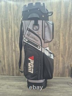 PGM Golf Cart Bag Molded Lock Top Golf Bag 14-Way Full Length Dividers 11 Pocket