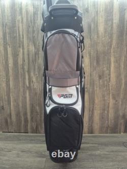 PGM Golf Cart Bag Molded Lock Top Golf Bag 14-Way Full Length Dividers 11 Pocket
