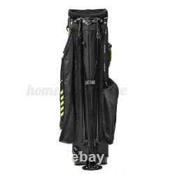 PGM Golf Stand Cart Bag 14 Way 6 Pocket Waterproof Carry Organizer Storager