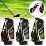 Pgm Golf Stand Cart Bag Full Length Divider Shoulder Strap 14 Pockets Organised