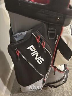 PING 2021 191 Pioneer 15 Way Golf Cart Bag Red / White / Black
