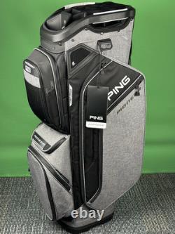 PING 2025 Pioneer 244 Cart Golf Bag 15-Way Color Heather Gray/Black NEW