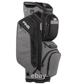PING 2025 Pioneer 244 Cart Golf Bag 15-Way Color Heather Gray/Black NEW