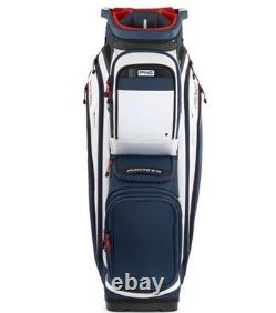 PING 2025 Pioneer 244 Cart Golf Bag 15-Way Divider Color Navy/White/Red NEW
