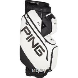 PING DLX 191 Cart Bag White 15-way