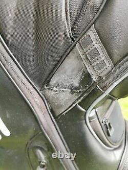 PING DLX Golf Cart Trolley Bag / 15 Way / Rainhood & Strap / Very Good