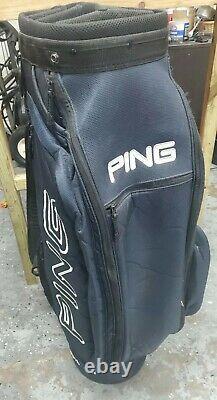 PING Golf Cart Bag 7 Way Divider Top BLUE