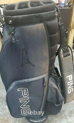 PING Golf Cart Bag 7 Way Divider Top BLUE