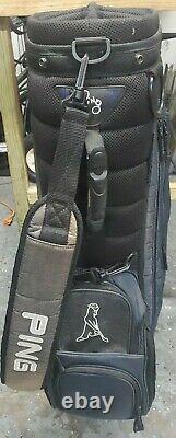 PING Golf Cart Bag 7 Way Divider Top BLUE