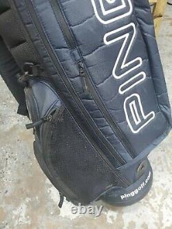 PING Golf Cart Bag 7 Way Divider Top BLUE