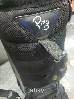 PING Golf Cart Bag 7 Way Divider Top BLUE