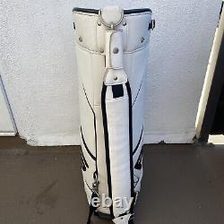 PING Golf Cart Bag Authorized Club Fitter White Single Strap