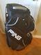 Ping Golf Dlx Cart Bag 15 Way Top Black With White Trim Used Guc