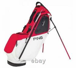 PING Hoofer 14 Golf Cart Stand Hybrid Bag Red Black & White 12 Pockets New