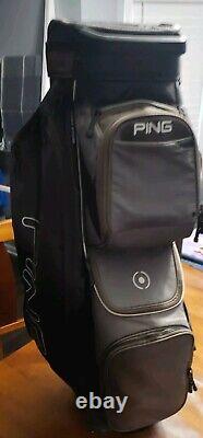 PING TRAVERSE CART BAG / 14-WAY BLACK, GRAY, WHITE See Photos Read Description