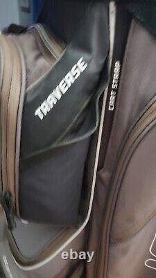 PING TRAVERSE CART BAG / 14-WAY BLACK, GRAY, WHITE See Photos Read Description