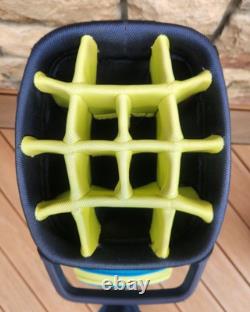 PING Traverse 191 Golf Cart Bag 14 Way Cooler Bag Blue/Turquoise W Rain Cover