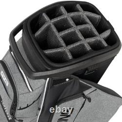 PING Traverse 244 Golf Cart Bag 14-Way Divider Heather Grey/Black New