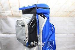 PING Traverse Cart Bag Golf Bag Rain Cover 14 Way Divider Single Strap Blue Gray