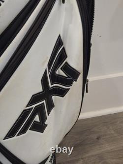 PXG 6 Way Tour White Staff Bag Carry Strap Cart Bag PXG 6 Way Tour White Staff Bag Carry Strap Cart Bag