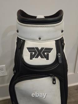 PXG 6 Way Tour White Staff Bag Carry Strap Cart Bag PXG 6 Way Tour White Staff Bag Carry Strap Cart Bag