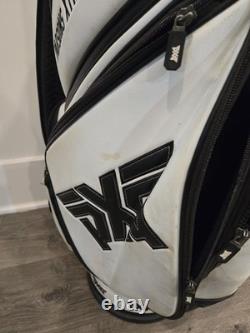 PXG 6 Way Tour White Staff Bag Carry Strap Cart Bag PXG 6 Way Tour White Staff Bag Carry Strap Cart Bag