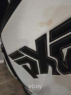 PXG 6 Way Tour White Staff Bag Carry Strap Cart Bag PXG 6 Way Tour White Staff Bag Carry Strap Cart Bag