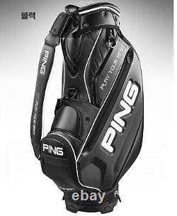 Ping 2020 Sporty M20 Men Sports Golf Cart Caddie Bag-9 5way 11lb PU/PVC Black