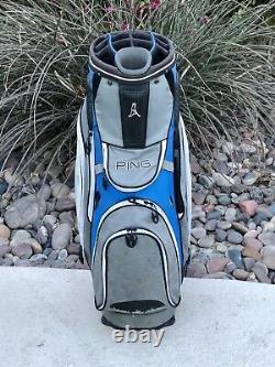 Ping Cart Bag Golf Bag 15-way Divider Gray Blue