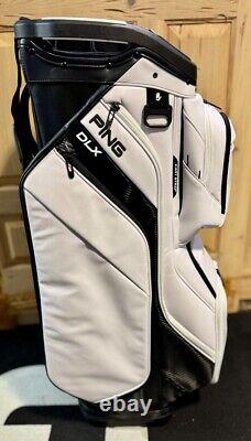 Ping DLX Cart Golf Bag, White Vinyl Leather (t-287) New! Make Offer