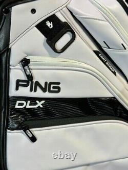 Ping DLX Cart Golf Bag, White Vinyl Leather (t-287) New! Make Offer