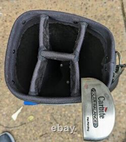 Ping Explore Cart Golf Bag Black Blue 4-Way Divide Single Strap