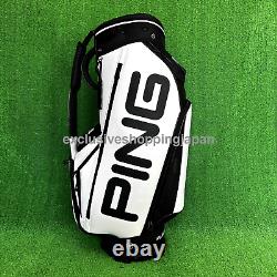 Ping Golf Cart Bag Tour Light Model 9.5in White Black 5-way Divider Pocket 3.7kg