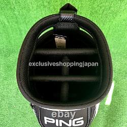 Ping Golf Cart Bag Tour Light Model 9.5in White Black 5-way Divider Pocket 3.7kg