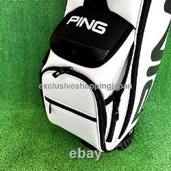 Ping Golf Cart Bag Tour Light Model 9.5in White Black 5-way Divider Pocket 3.7kg