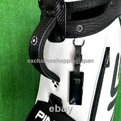 Ping Golf Cart Bag Tour Light Model 9.5in White Black 5-way Divider Pocket 3.7kg