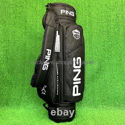 Ping Golf PU Classic Cart Bag 9 inch 5-way Black Lightweight Unisex 2024 Model