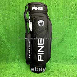 Ping Golf PU Classic Cart Bag 9 inch 5-way Black Lightweight Unisex 2024 Model