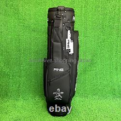 Ping Golf PU Classic Cart Bag 9 inch 5-way Black Lightweight Unisex 2024 Model