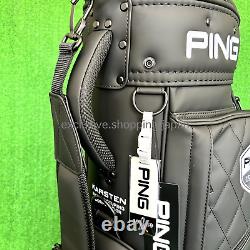 Ping Golf PU Classic Cart Bag 9 inch 5-way Black Lightweight Unisex 2024 Model