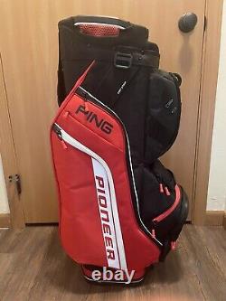 Ping Pioneer Cart Golf Bag (Red/Black) 14 Way Top New witho Tags
