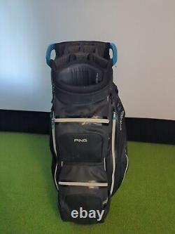 Ping Pioneer Monsoon 14 Way Golf Cart Bag Black / Blue Waterproof