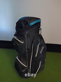 Ping Pioneer Monsoon 14 Way Golf Cart Bag Black / Blue Waterproof