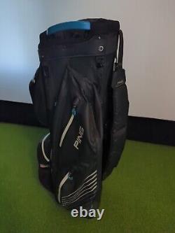 Ping Pioneer Monsoon 14 Way Golf Cart Bag Black / Blue Waterproof