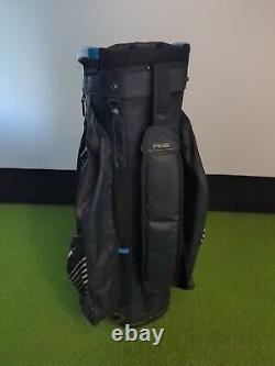 Ping Pioneer Monsoon 14 Way Golf Cart Bag Black / Blue Waterproof