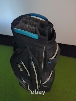 Ping Pioneer Monsoon 14 Way Golf Cart Bag Black / Blue Waterproof