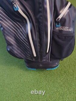 Ping Pioneer Monsoon 14 Way Golf Cart Bag Black / Blue Waterproof