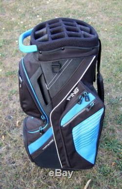 Ping Traverse Cart Bag 14 Way Top 13 Pockets Lightweight Golf Cart Bag