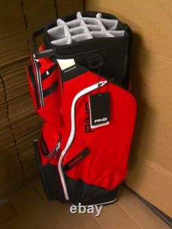 Ping Traverse Cart Bag / 14-way / Red, Black